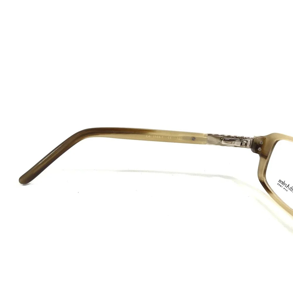 Elizabeth Arden EA 1144-1 Eyeglasses Frames Brown Horn Square Full Rim 52-16-135